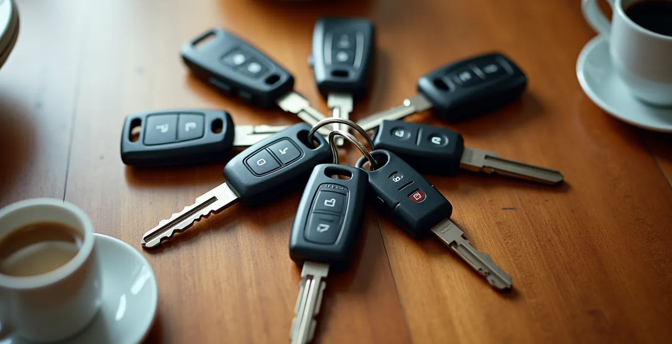Collega's bespreken carpoolafspraken in ontspannen sfeer