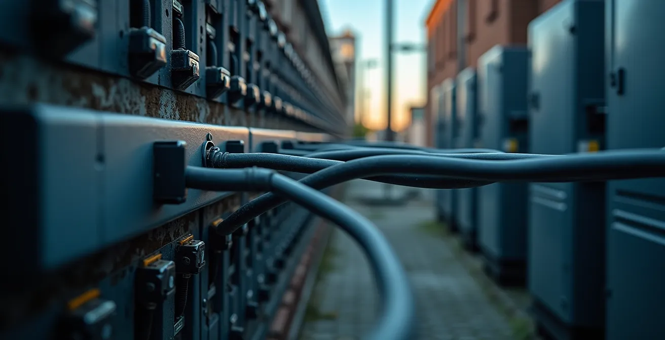 Nederlandse meterkast met moderne installatie voor elektrisch laden